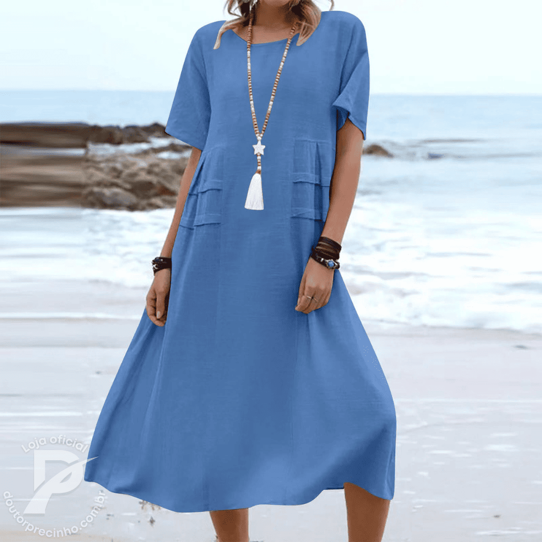 Vestido Talita - Soltinho e Tecido Leve- Conforto como você nunca viu!