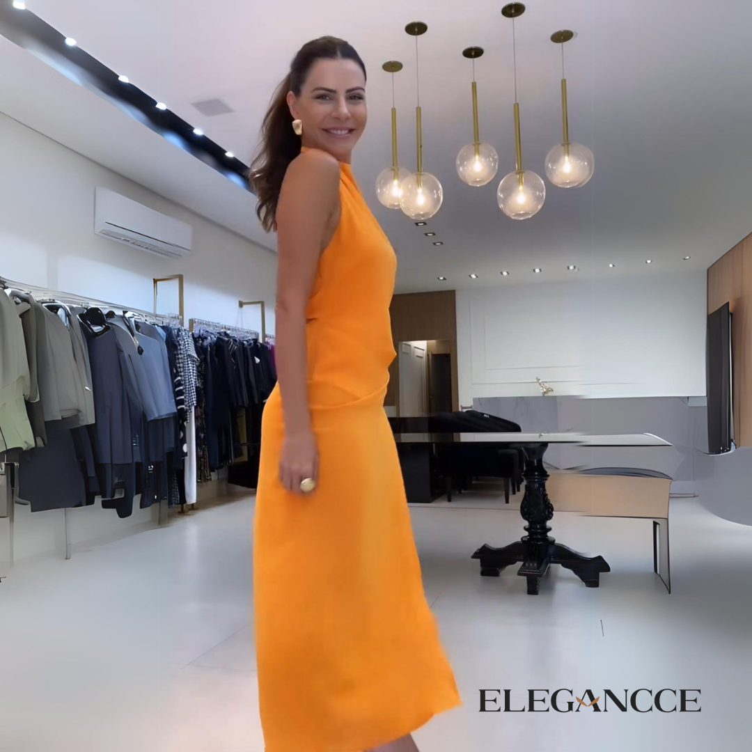 Vestido Suzana- Elegância, Charme e modernidade para se destacar em eventos especiais! + Frete Grátis