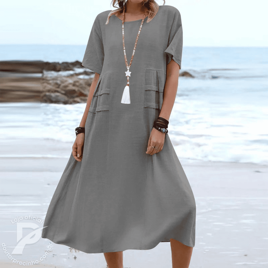 Vestido Talita - Soltinho e Tecido Leve- Conforto como você nunca viu!