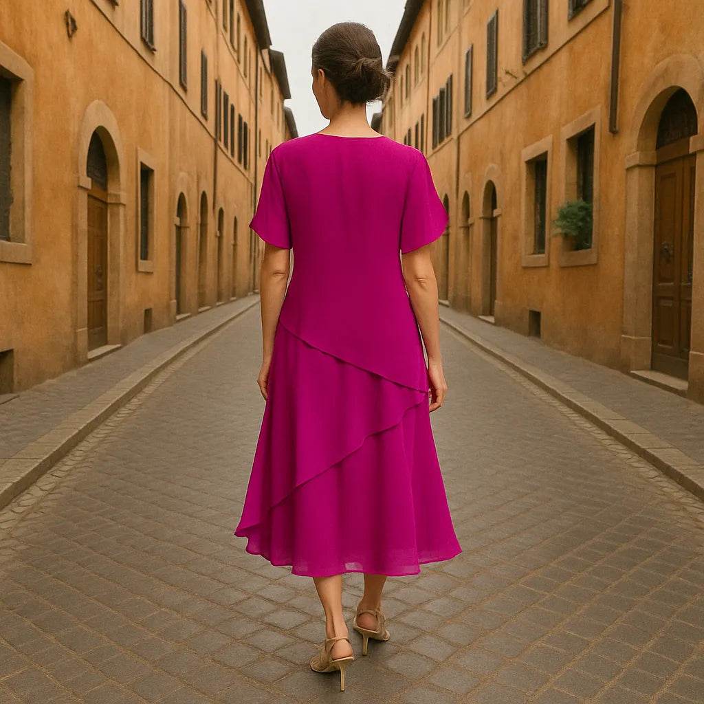 Vestido Elegance Silmara- Charmoso, clássico e moderno + Frete Grátis