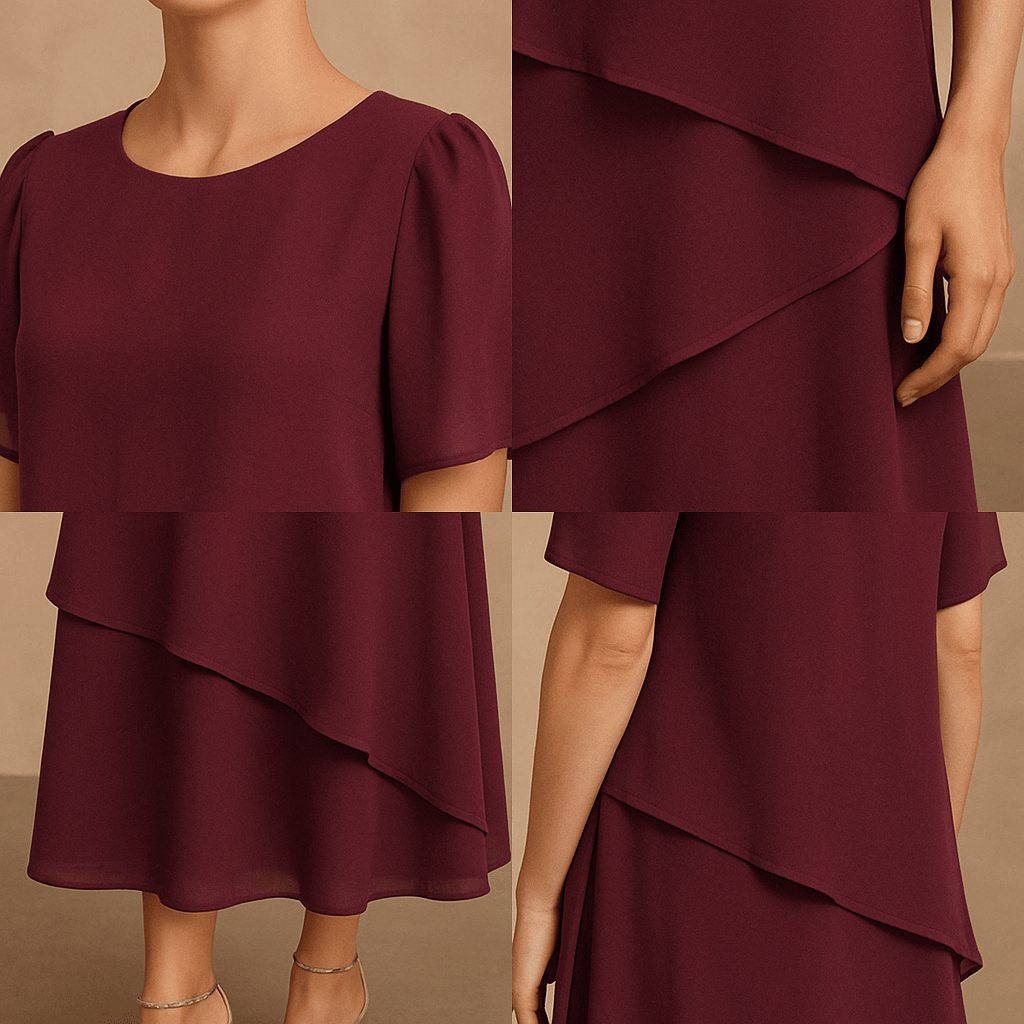 Vestido Elegance Silmara- Charmoso, clássico e moderno + Frete Grátis