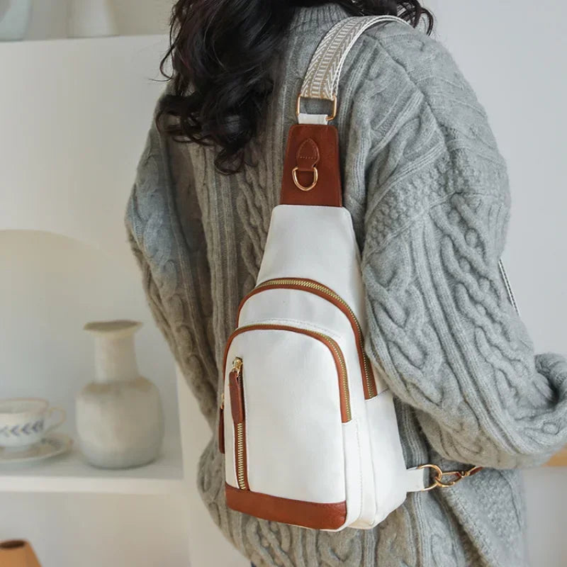 Bolsa Transversal Elegante- Espaçosa e um estilo que complementa a moda +Frete Grátis