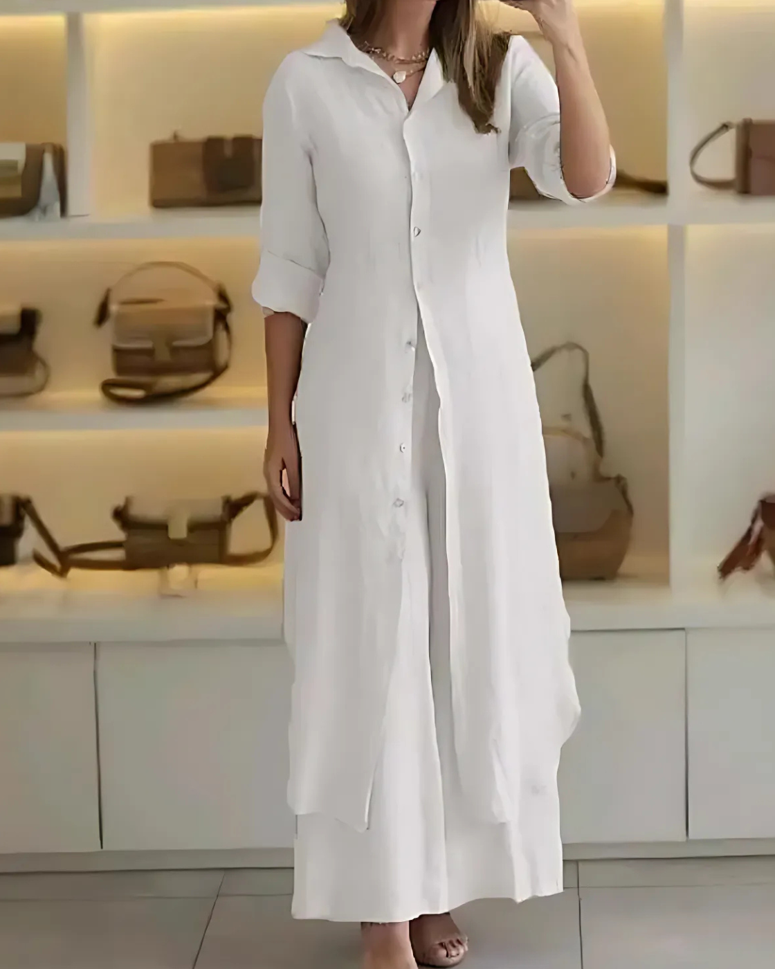 Conjunto Marina | Linho Premium - Você elegante em todas as ocasiões!