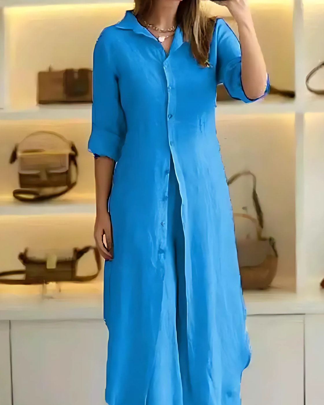 Conjunto Marina | Linho Premium - Você elegante em todas as ocasiões!