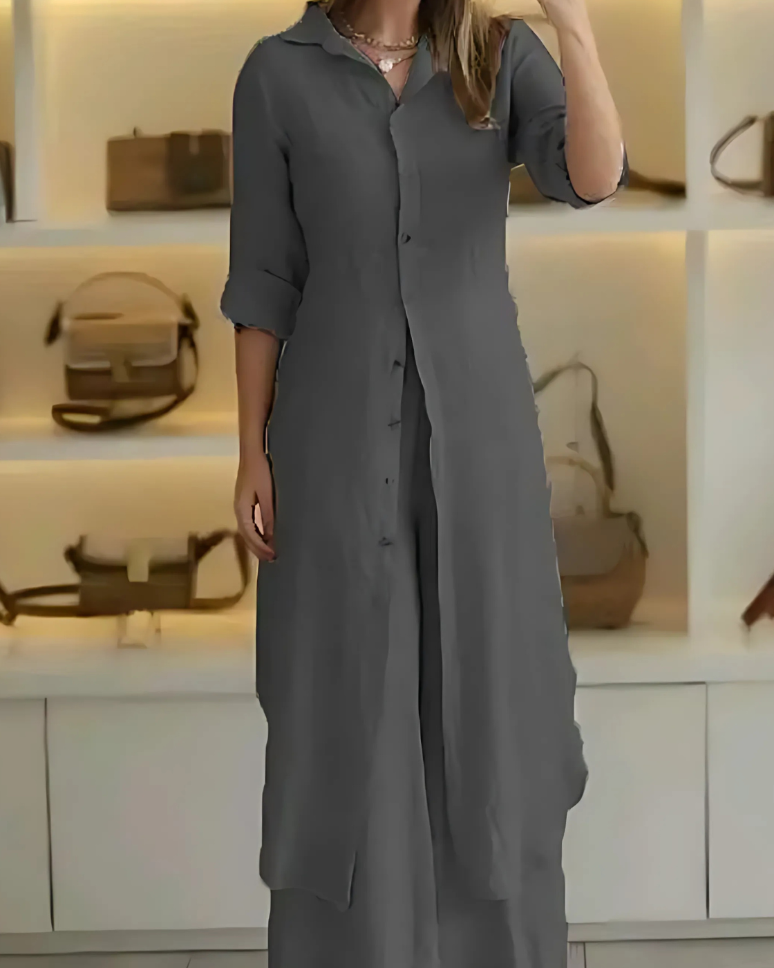 Conjunto Marina | Linho Premium - Você elegante em todas as ocasiões!