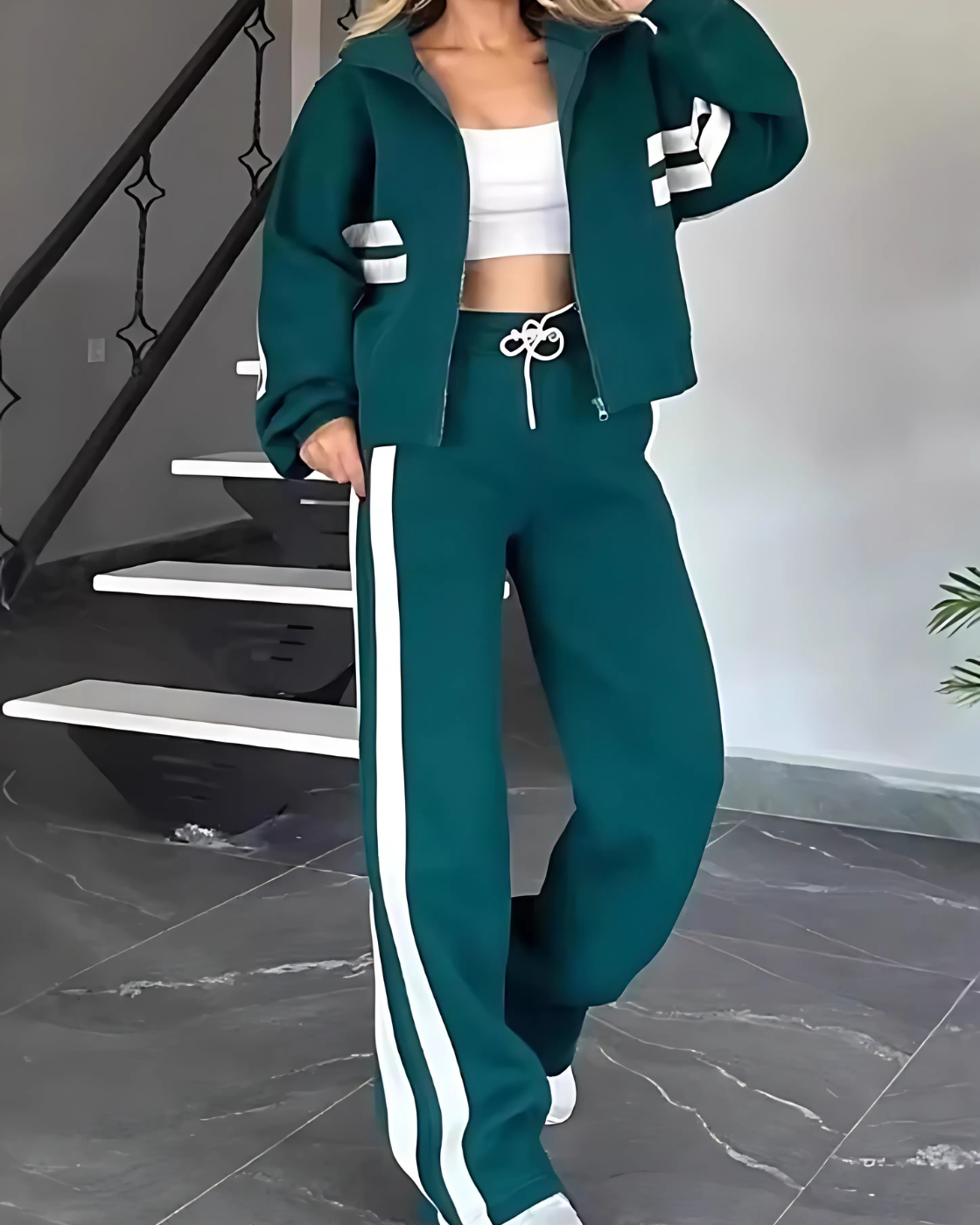 Conjunto Amanda | 2 Peças -Elegância Natural e Conforto Atemporal