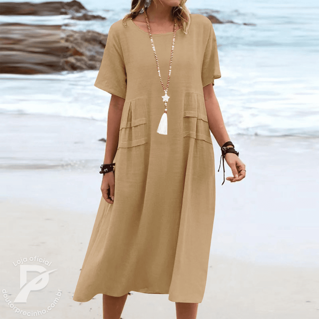 Vestido Talita - Soltinho e Tecido Leve- Conforto como você nunca viu!