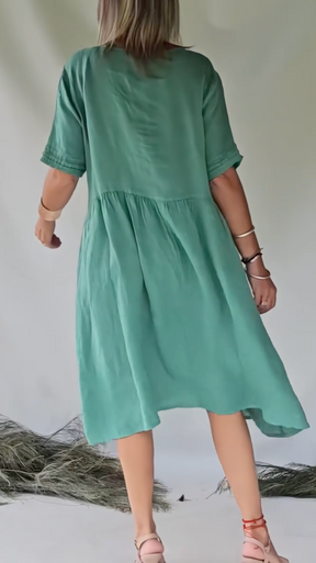 Vestido Bianca- Leve e Soltinho, Ideal para diversas ocasiões! + Frete Grátis