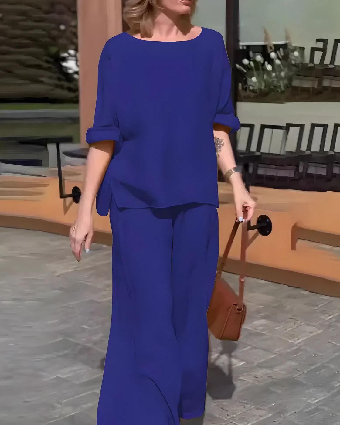 Conjunto Inês |Linho Premium- Sofisticação e elegância em 2 peças + Frete Grátis