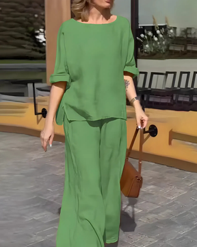 Conjunto Inês |Linho Premium- Sofisticação e elegância em 2 peças + Frete Grátis