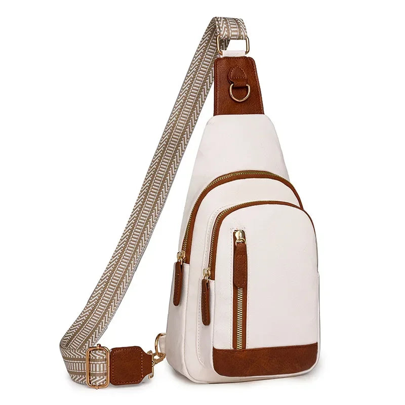 Bolsa Transversal Elegante- Espaçosa e um estilo que complementa a moda