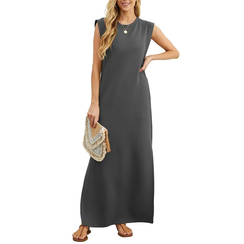 Vestido Elisa - Sem Mangas Leve e Soltinho- Ideal para diversas ocasiões+ Frete Grátis
