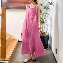 Vestido Tereza -Linho Premium- Conforto, Charme e Estilo